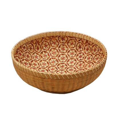 Rattan & Bamboo Kitchen Household Fruit Storage Basket