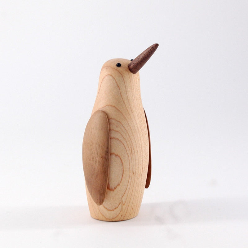 Denmark Wooden Small Penguin Décor