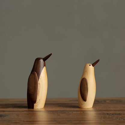 Denmark Wooden Small Penguin Décor