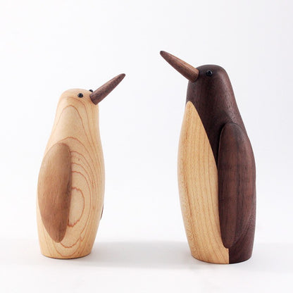 Denmark Wooden Small Penguin Décor