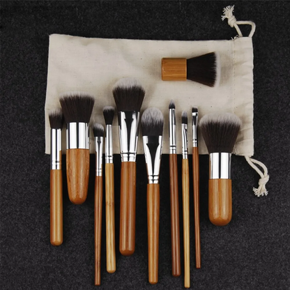 Lucky Beauty Bamboo Brush Set of 11 pcs