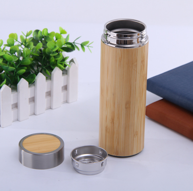 Linnova Bamboo Tumbler, Leak-Proof and Environmentally Friendly