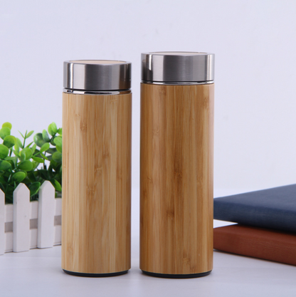 Linnova Bamboo Tumbler, Leak-Proof and Environmentally Friendly