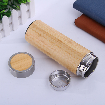 Linnova Bamboo Tumbler, Leak-Proof and Environmentally Friendly