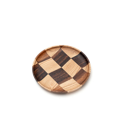 Acacia Wood Round Plate