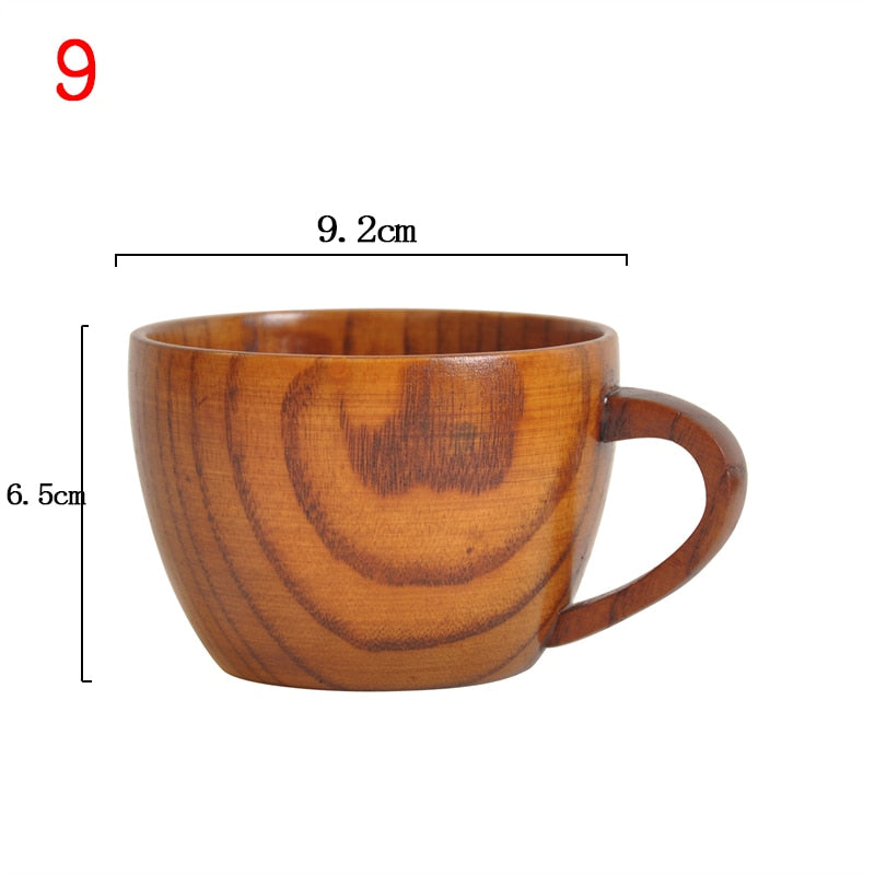 Handmade Natural Spruce Wood Cups - Wooden Cups for Beer, Tea, Coffee, Water - Ideal for Kitchen, Bar, and More