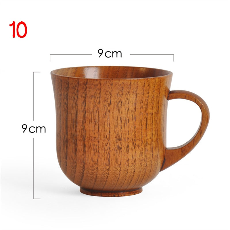 Handmade Natural Spruce Wood Cups - Wooden Cups for Beer, Tea, Coffee, Water - Ideal for Kitchen, Bar, and More