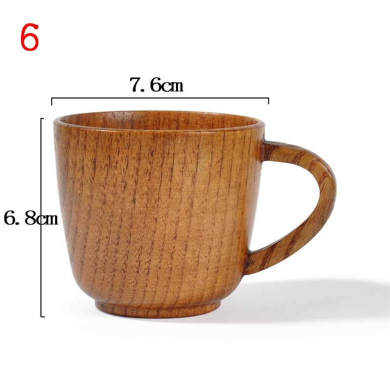 Handmade Natural Spruce Wood Cups - Wooden Cups for Beer, Tea, Coffee, Water - Ideal for Kitchen, Bar, and More