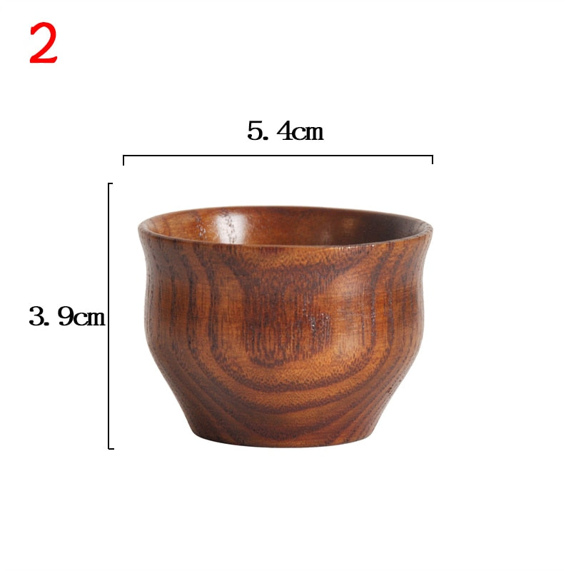 Handmade Natural Spruce Wood Cups - Wooden Cups for Beer, Tea, Coffee, Water - Ideal for Kitchen, Bar, and More