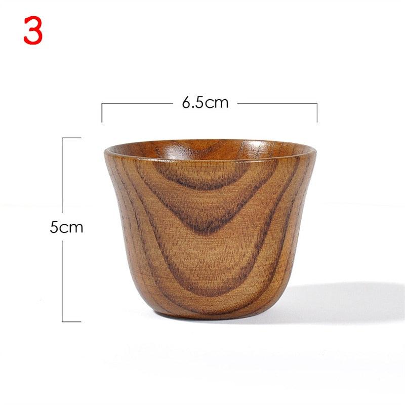 Handmade Natural Spruce Wood Cups - Wooden Cups for Beer, Tea, Coffee, Water - Ideal for Kitchen, Bar, and More