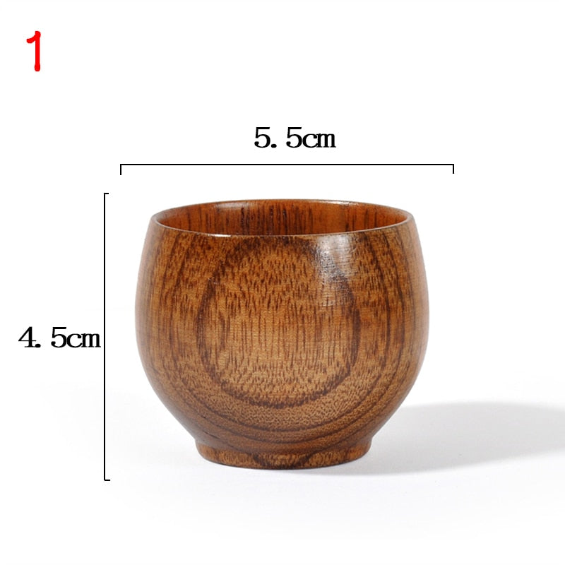 Handmade Natural Spruce Wood Cups - Wooden Cups for Beer, Tea, Coffee, Water - Ideal for Kitchen, Bar, and More