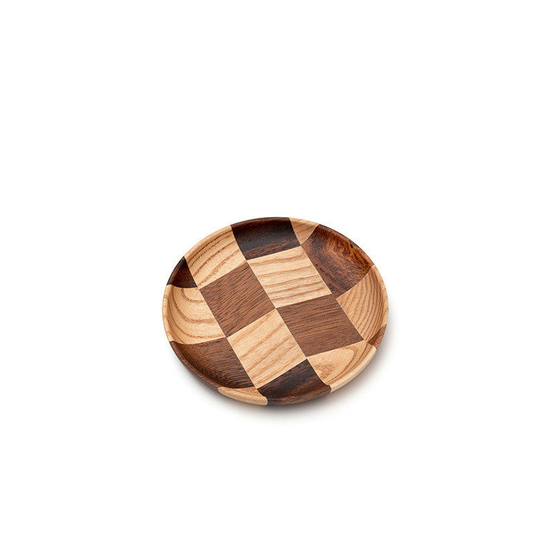 Acacia Wood Round Plate