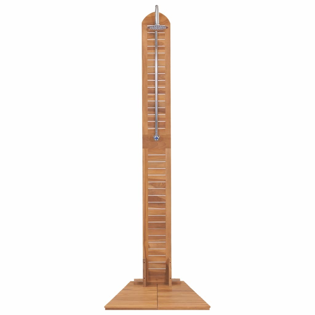 Garden Shower Solid Teak, 27.6"x 29.5"x 80.3"