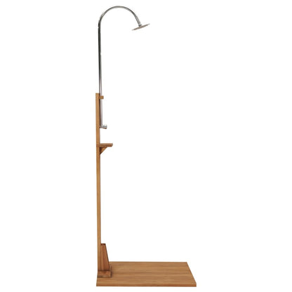 Garden Shower 29.5"x 29.5"x 82.7", Solid Teak Wood