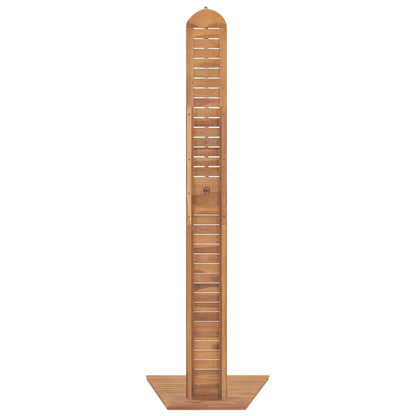 Garden Shower Solid Teak, 27.6"x 29.5"x 80.3"