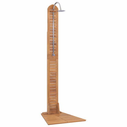 Garden Shower Solid Teak, 27.6"x 29.5"x 80.3"