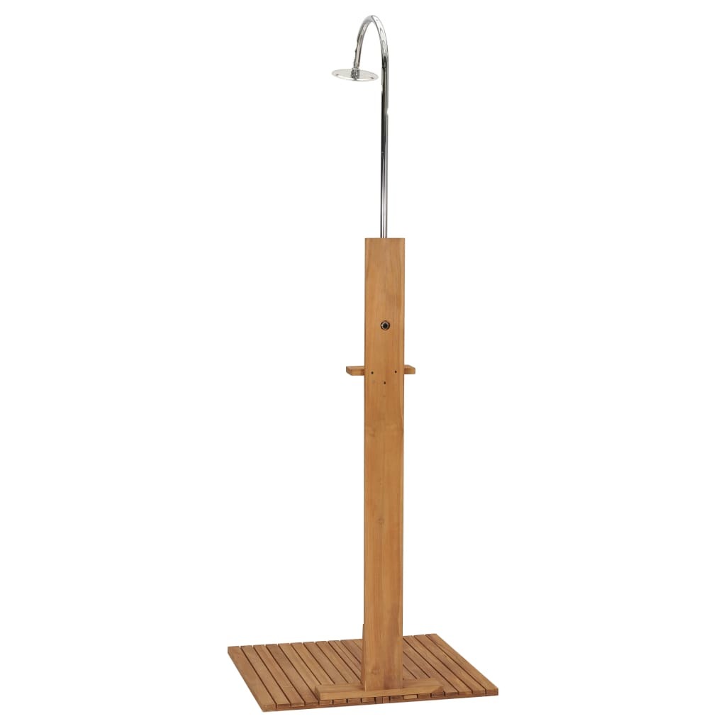 Garden Shower 29.5"x 29.5"x 82.7", Solid Teak Wood