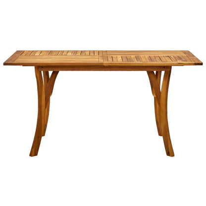 Garden Table 59.1" x 35.4" x 29.5" Solid Acacia Wood