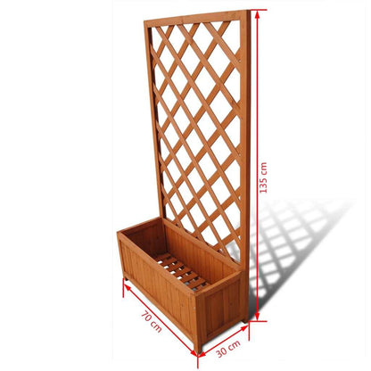 Trellis Planter 2' 4" x 11.8"  x 4' 5"