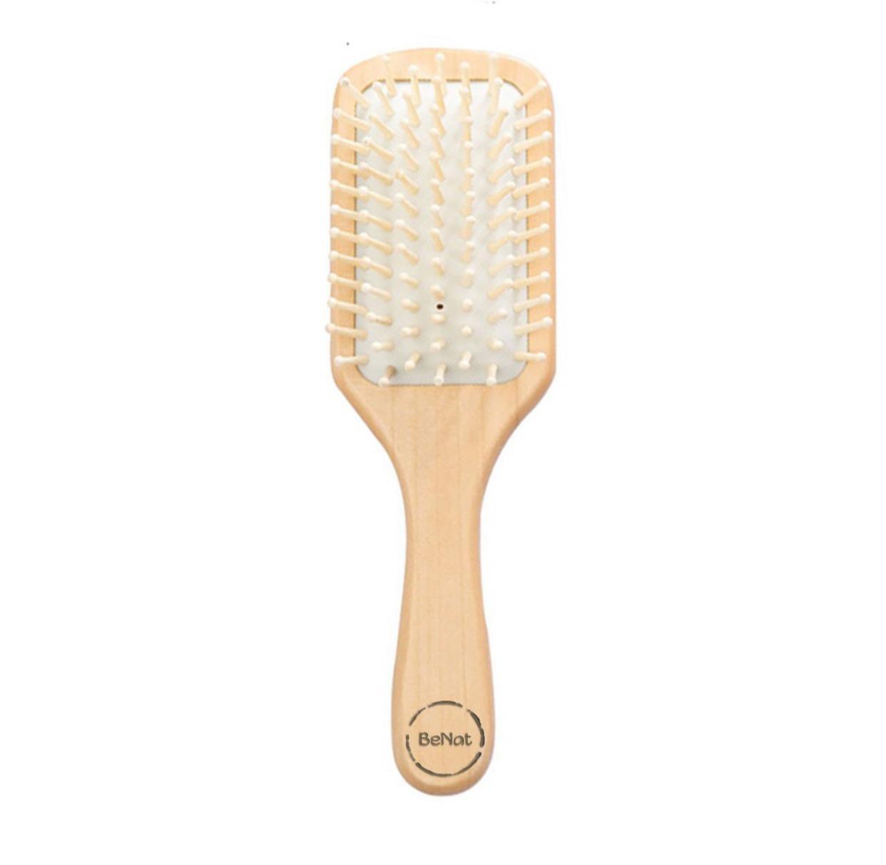 Benat Natural Wooden Detangling Hair Brush