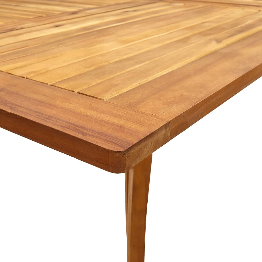 Garden Table 59.1" x 35.4" x 29.5" Solid Acacia Wood