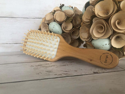 Benat Natural Wooden Detangling Hair Brush