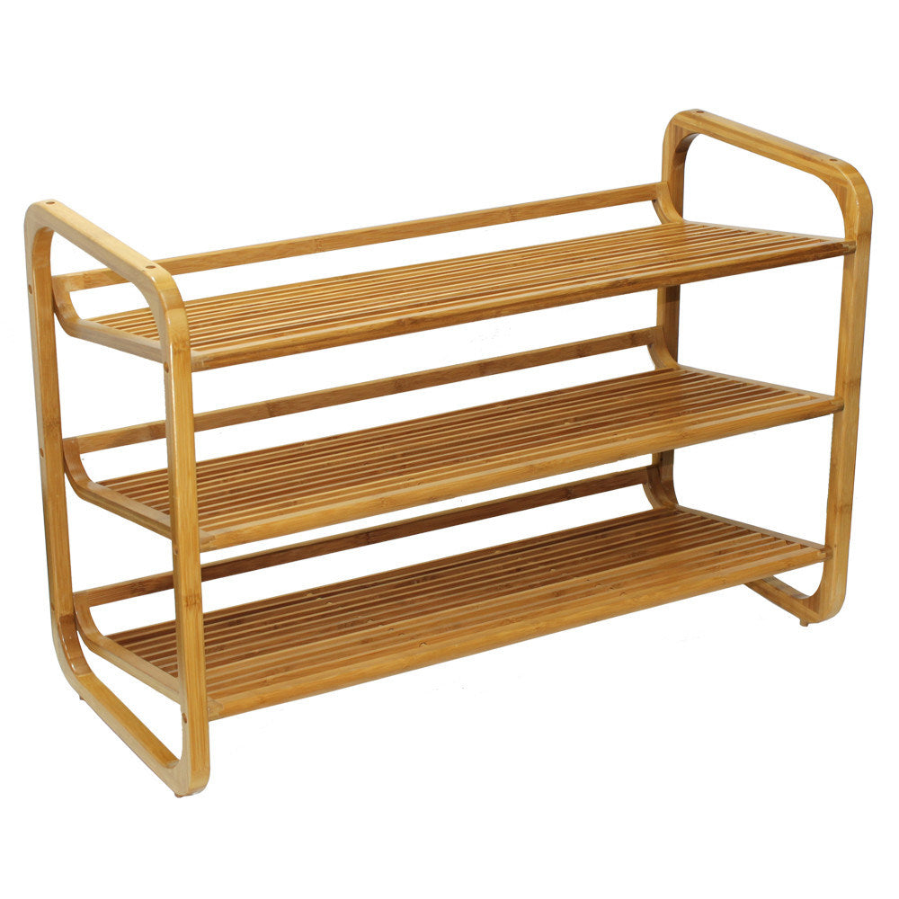 Oceanstar 3 Tier Bamboo Shoe Rack