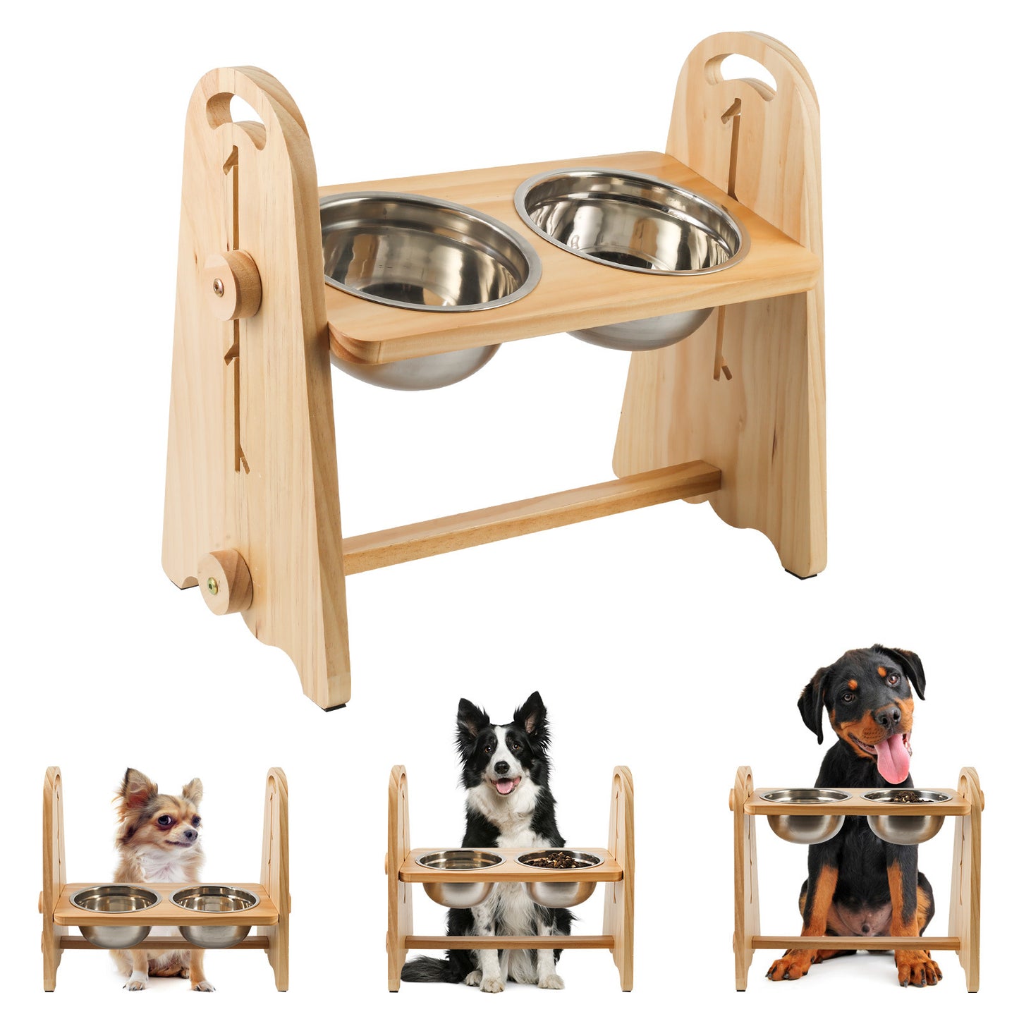 Elevated Dog Bowls for Medium Large Sized Dogs