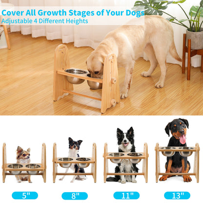 Elevated Dog Bowls for Medium Large Sized Dogs